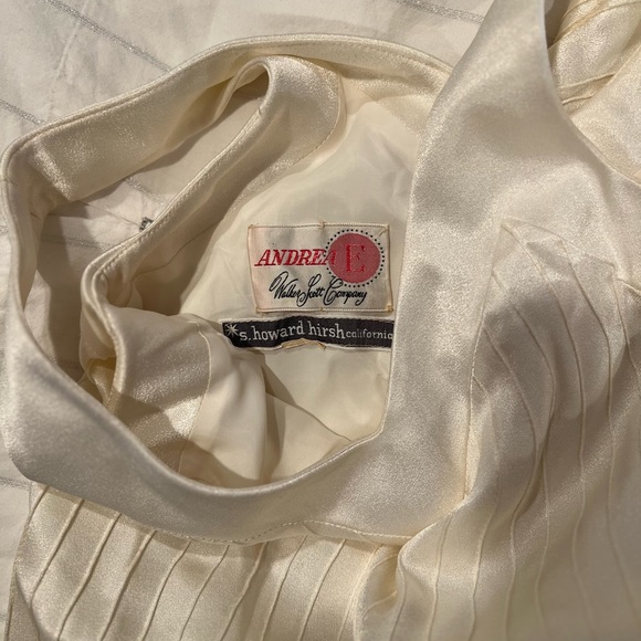 Vintage 1960’s S. Howard Hirsh California 2pc Ivory Mini Dress Set - Picture 6 of 6